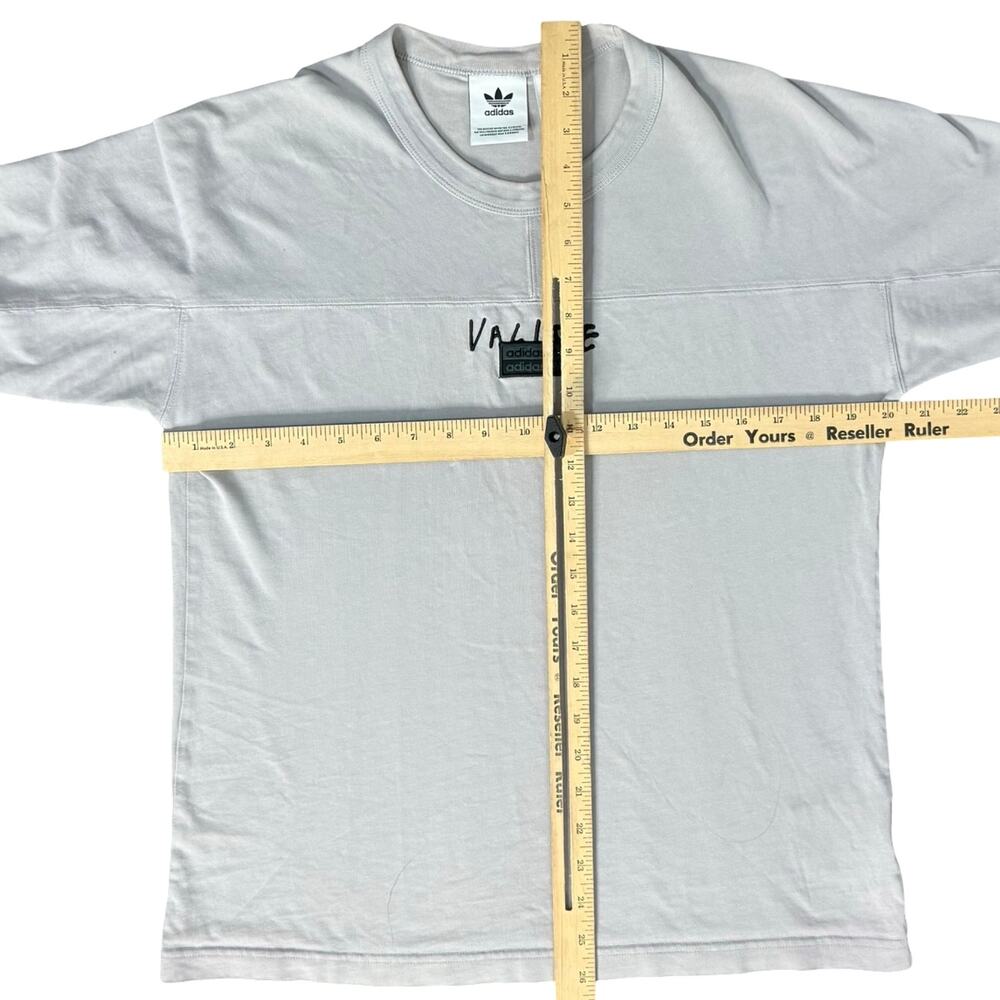 Adidas x Valide Glory Gray Black Embroidered Short Sleeve Tee T-Shirt Size S - Picture 6 of 11